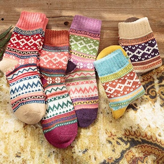 Loritta Wool Socks (5 Pairs)
