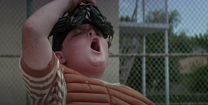 Patrick Renna, who played Hamilton Porter in 'The Sandlot' recreated an iconic moment from the film ...