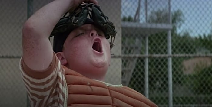 Patrick Renna, who played Hamilton Porter in 'The Sandlot' recreated an iconic moment from the film ...