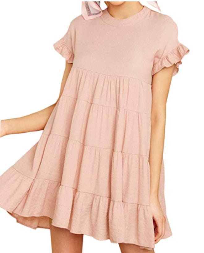 Joteisy Tiered Mini Dress