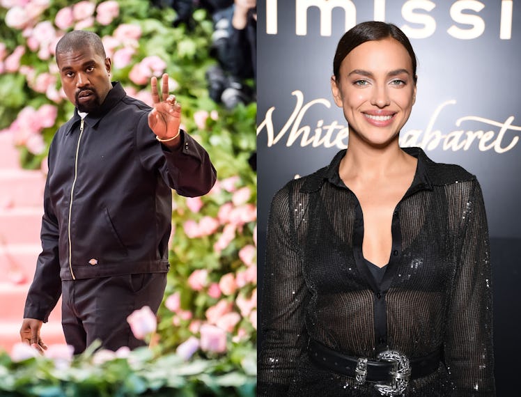 Kanye West and Irina Shayk