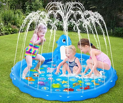iBase Toy Inflatable Dolphin Splash Mat 