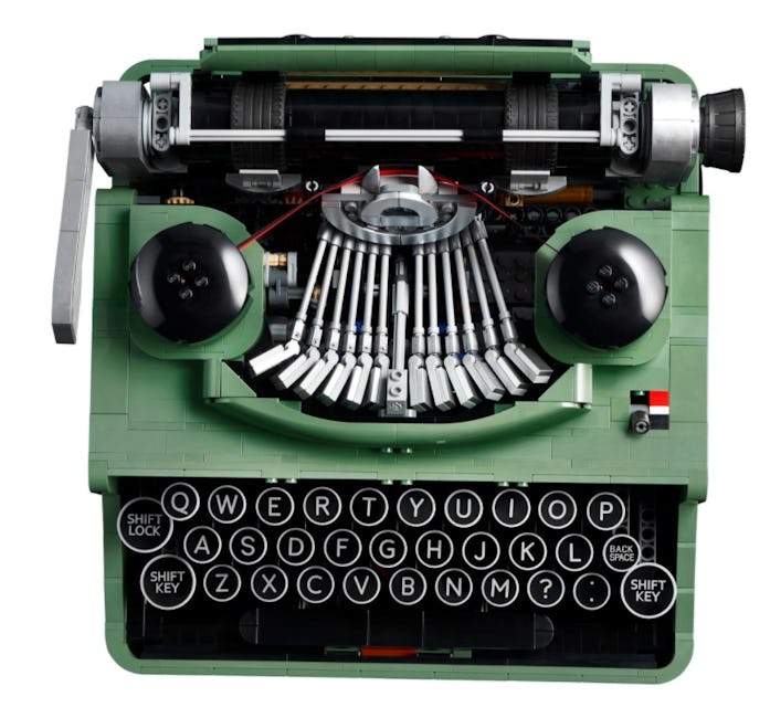 Lego created a typewriter kit based on a fan design.