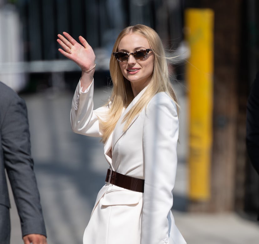 Sophie Turner is seen at 'Jimmy Kimmel Live' on June 4, 2019 in Los Angeles, California. 