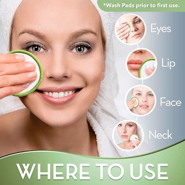 Greenzla Reusable Makeup Remover Pads (20-Pack)