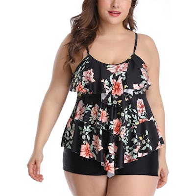 B2prity Flounce Tankini