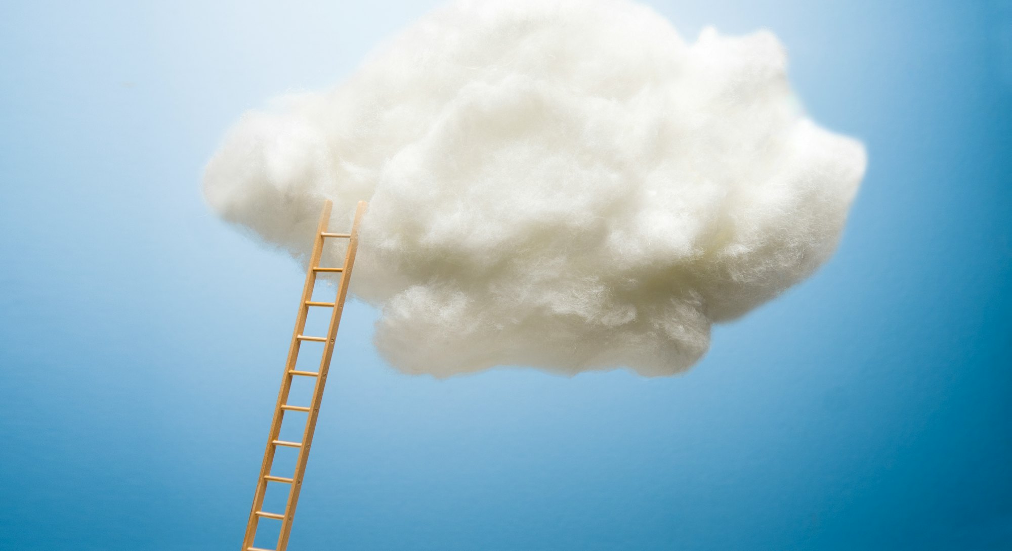 ladder leading to cloud