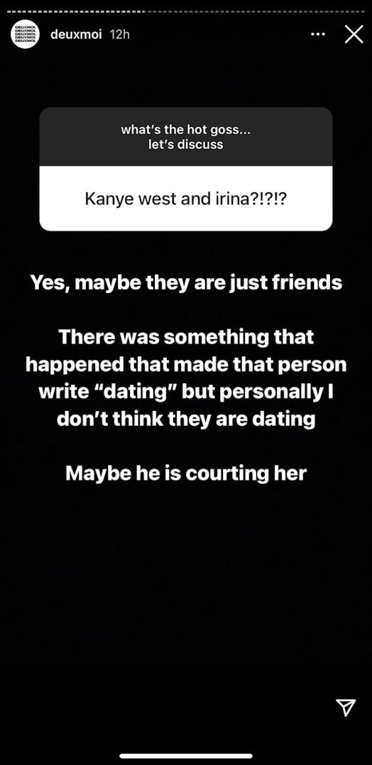 Not everyone thinks Kanye and Irina are dating. 