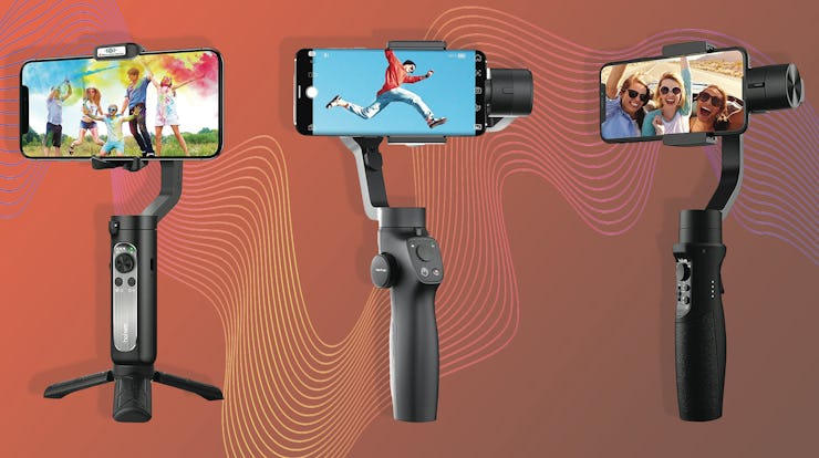Three of the five best gimbals for iPhones