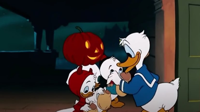 Donald Duck is the star of the Disney+ short, 'Trick or Treat.'