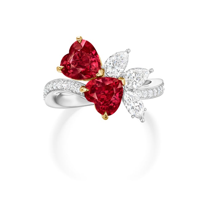 Winston Vow Dual Hearts Ring