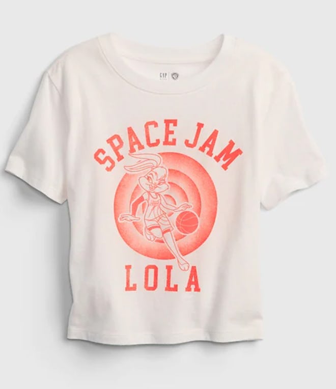 'Space Jam' 100% Organic Cotton Graphic Boxy T-Shirt