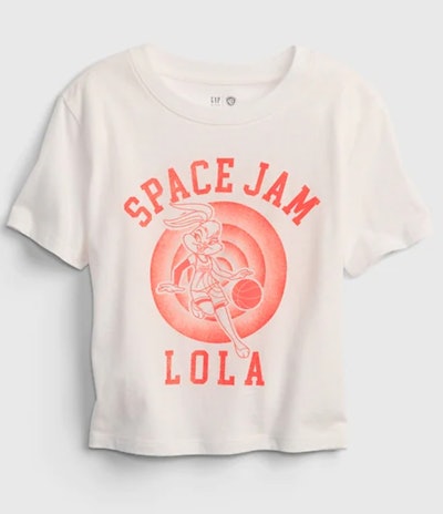 'Space Jam' 100% Organic Cotton Graphic Boxy T-Shirt