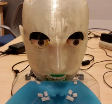 eva robot without face mask