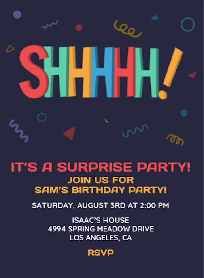 Surprise Invite