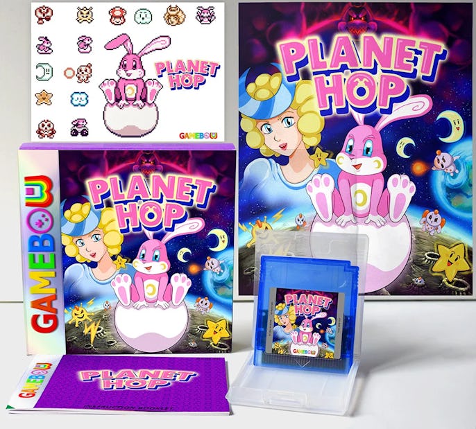 'Planet Hop' is a new retro-style game being released for the original Game Boy.