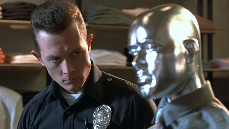 Robert Patrick plays the antagonist in Terminator 2.