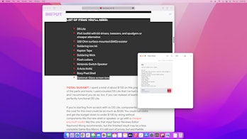 macOS Monterey public beta hands-on with Quick Notes.
