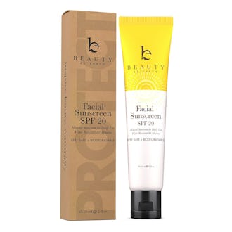 Beauty By Earth Facial Sunscreen SPF 20, 2 Oz.