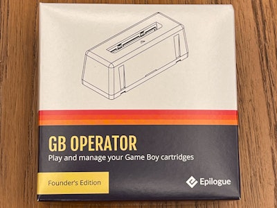 Epilogue GB Operator packaging