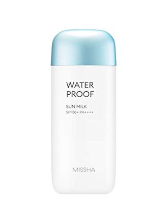 MISSHA All Around Safe Block Waterproof Sun Milk SPF50+, 2.3 Oz.