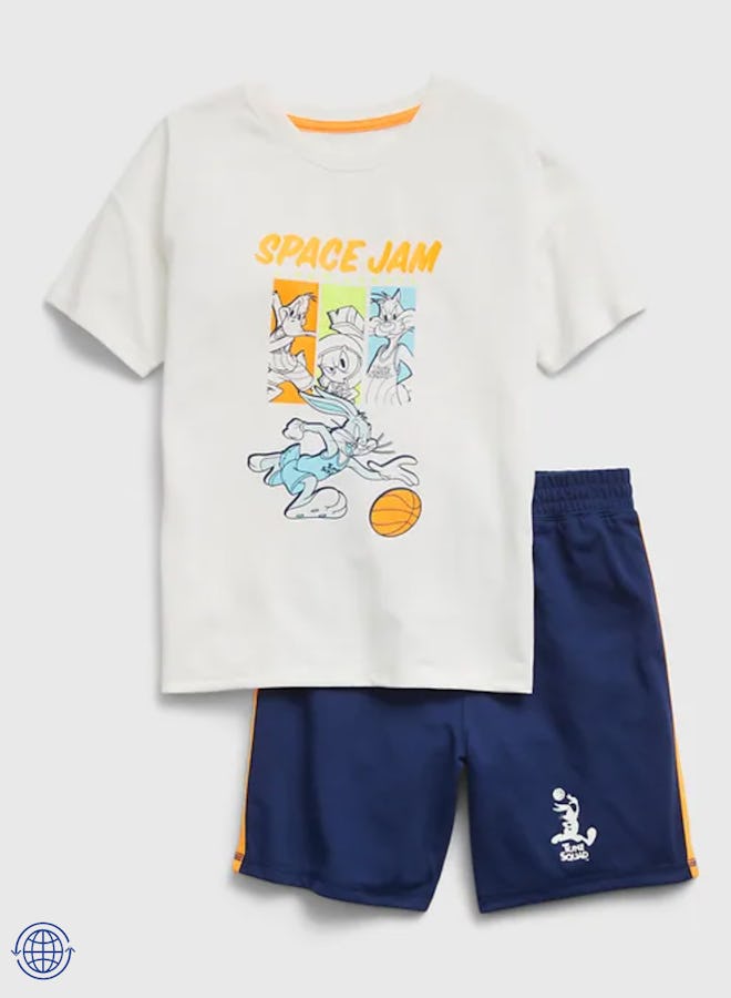 Space Jam 100% Recycled Polyester PJ Set