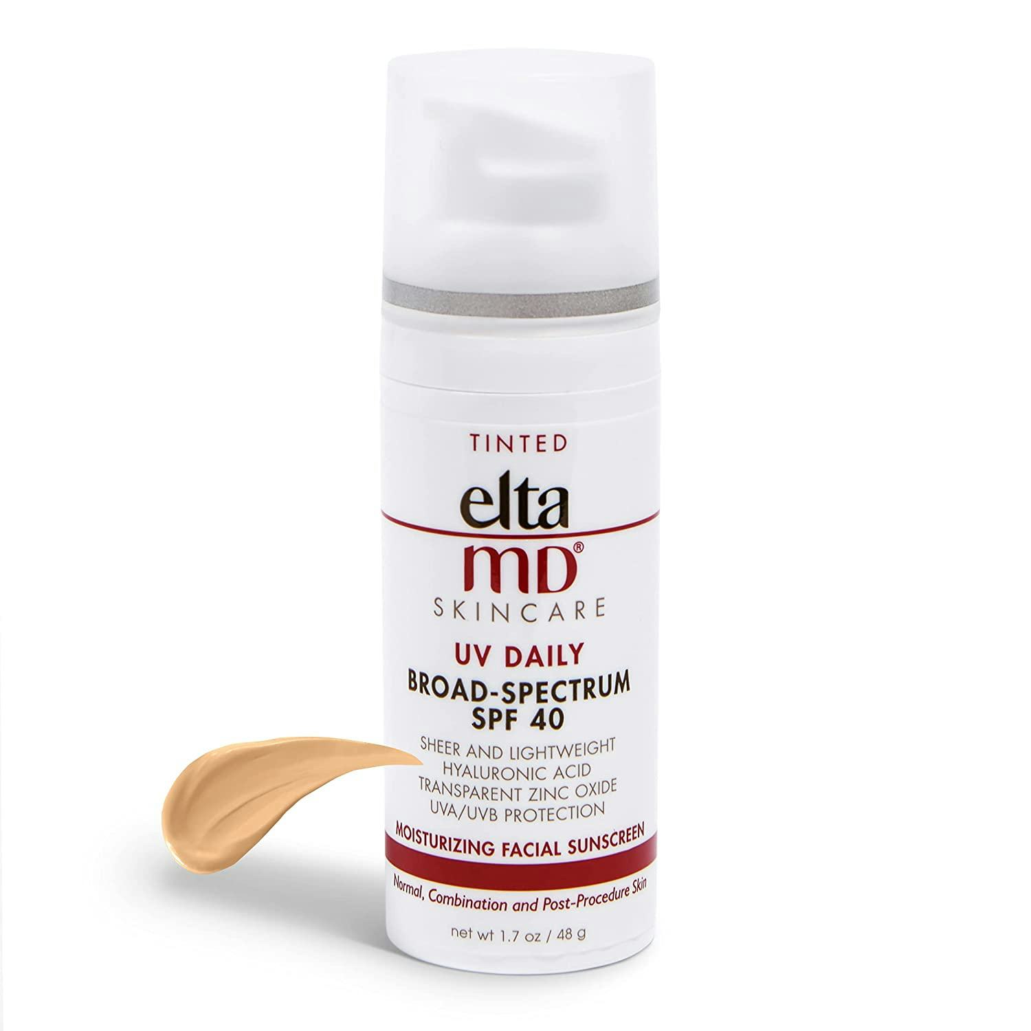 EltaMD UV Daily SPF 40 Tinted Sunscreen Moisturizer Face Lotion