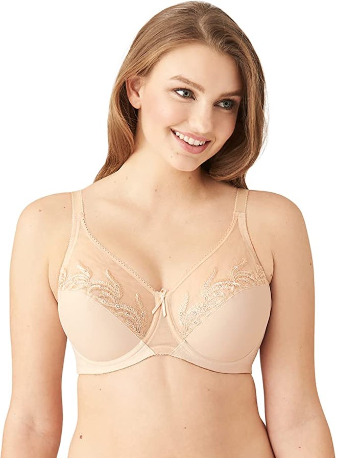 Wacoal Feather Embroidery Underwire Bra