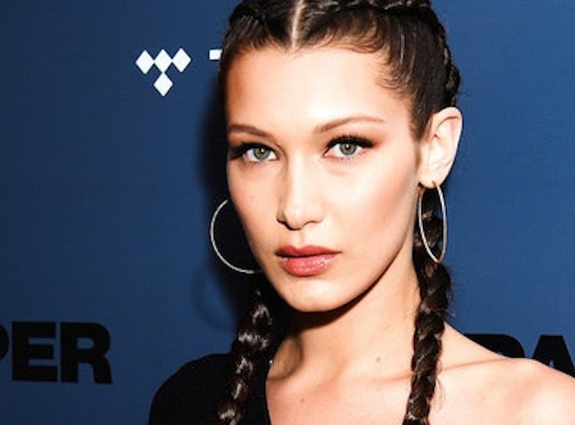 Bella Hadid's pic kissing Marc Kalman means they're totally IG official.