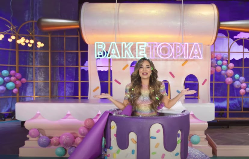 YouTuber Rosanna Pansino stars in the HBO Max original show, 'Baketopia.'