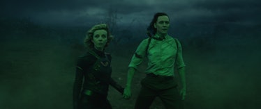 Sophia Di Martino and Tom Hiddleston in Loki Episode 5