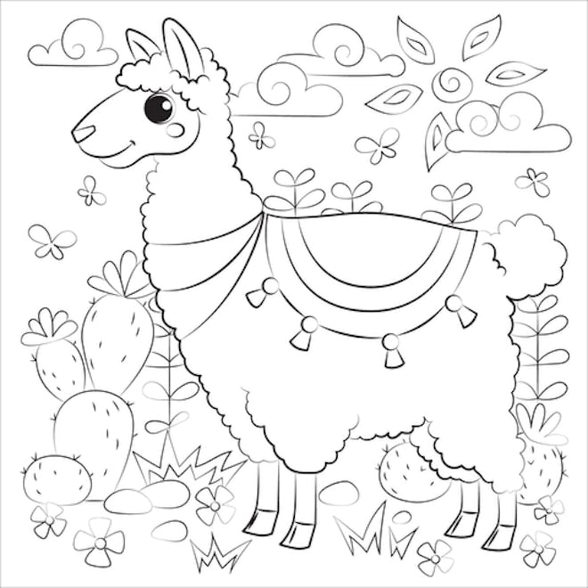 19 Cute Llama Coloring Pages You Can Print To Your Heart's Content 19-cute-llama-coloring-pages-you-can-print-to-your-heart-s-content