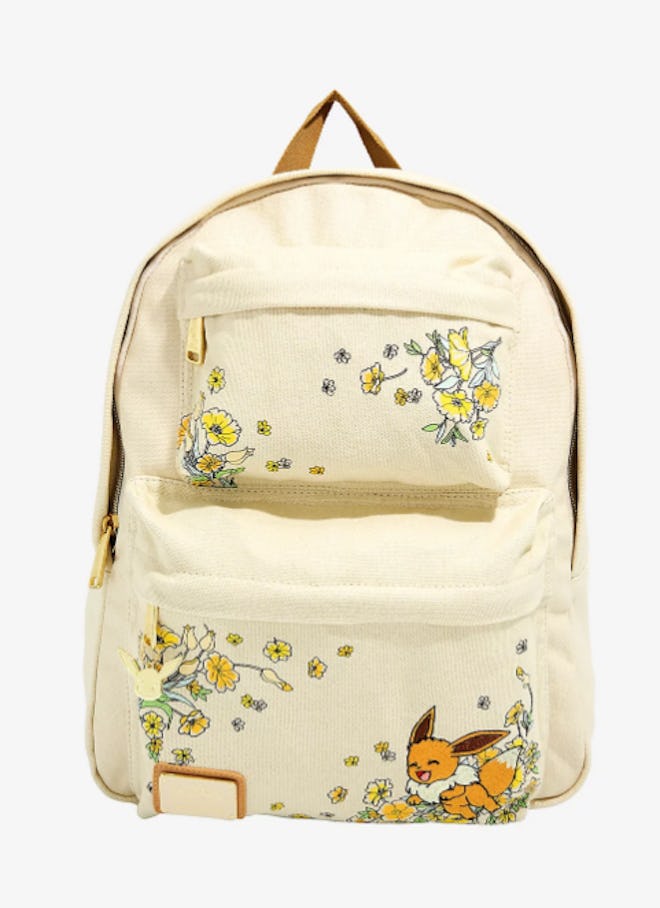  Pokémon Eevee Floral Built-Up Backpack