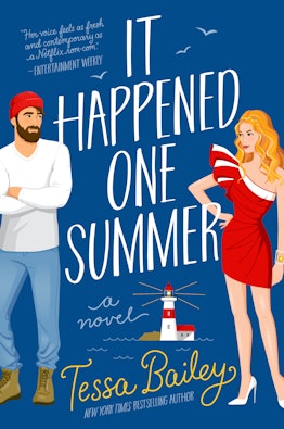 The cover to Tessa Bailey's romcom novel 'It Happened One Summer'