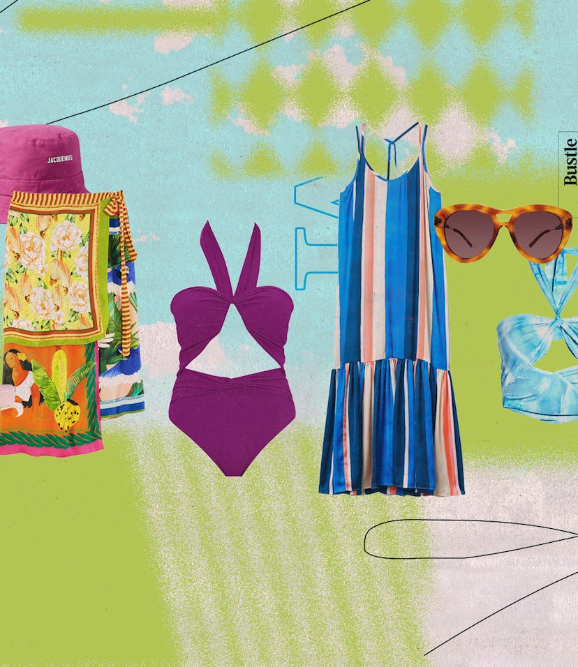 A collage with some of the Item that will keep you cool in a heat wave