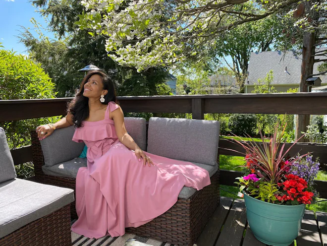 short prom dress Yellow Satin Short Prom Dress Homecoming Dress Short Prom Dresses US2 / Pink