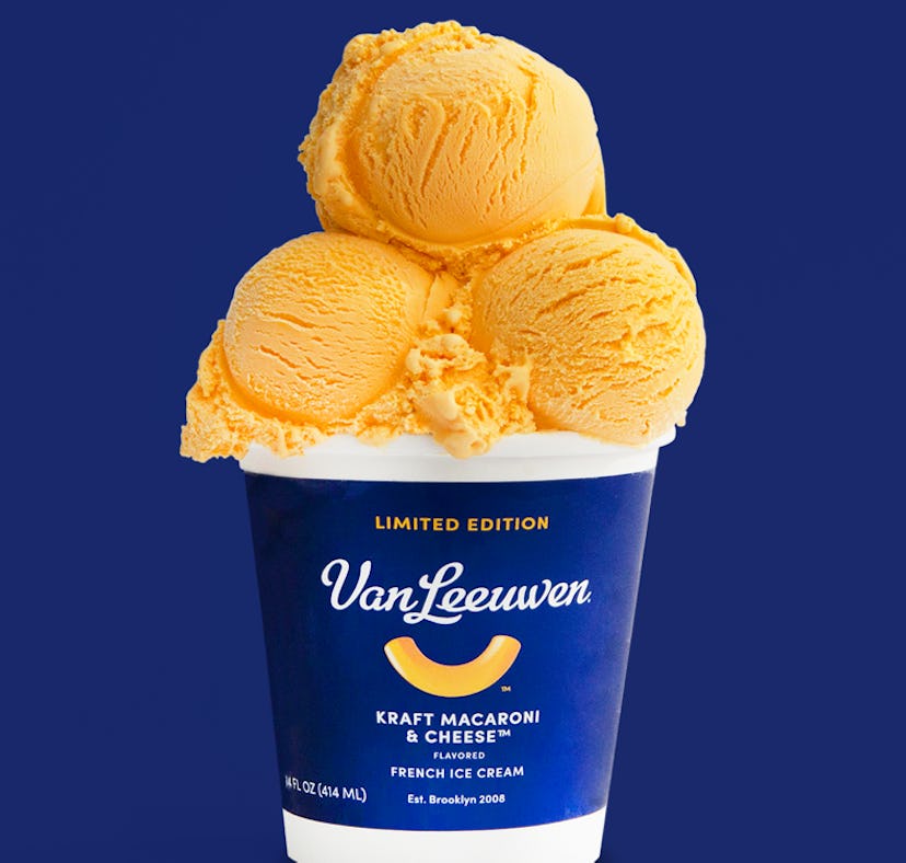 Van Leeuwen made a Kraft Macaroni & Cheese Ice Cream.