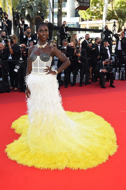 Jodie Turner-Smith attends the "Stillwater" screening during the 74th annual Cannes Film Festival on...