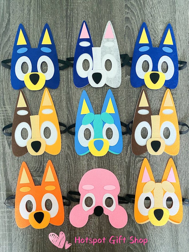 HotSpotGiftShop Party Pack Puppy Felt Masks