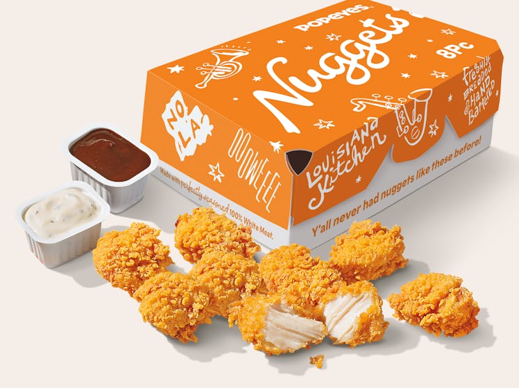 Popeyes’ new Chicken Nuggets are reminiscent of the iconic sandwich.