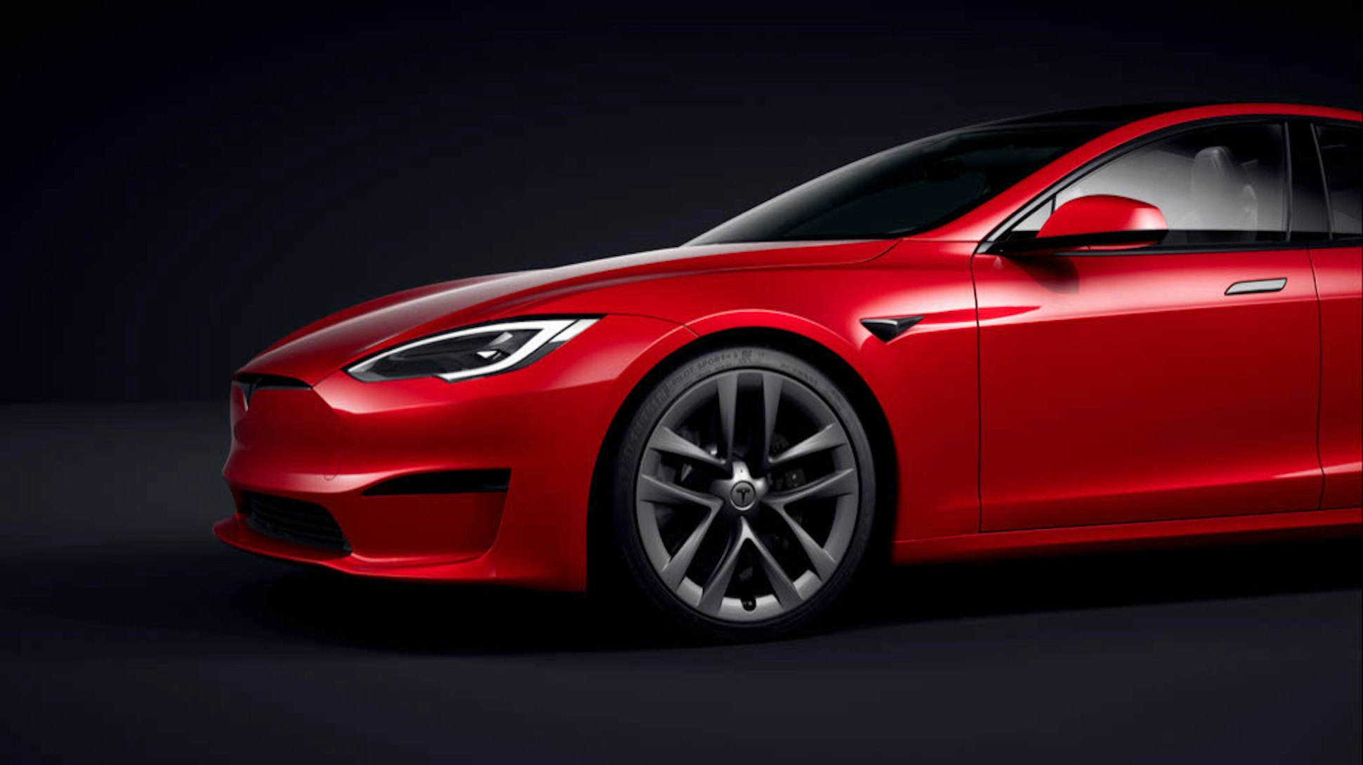A picture of a Tesla Model S Plaid. Electric cars. EV. EVs. electric vehicles.