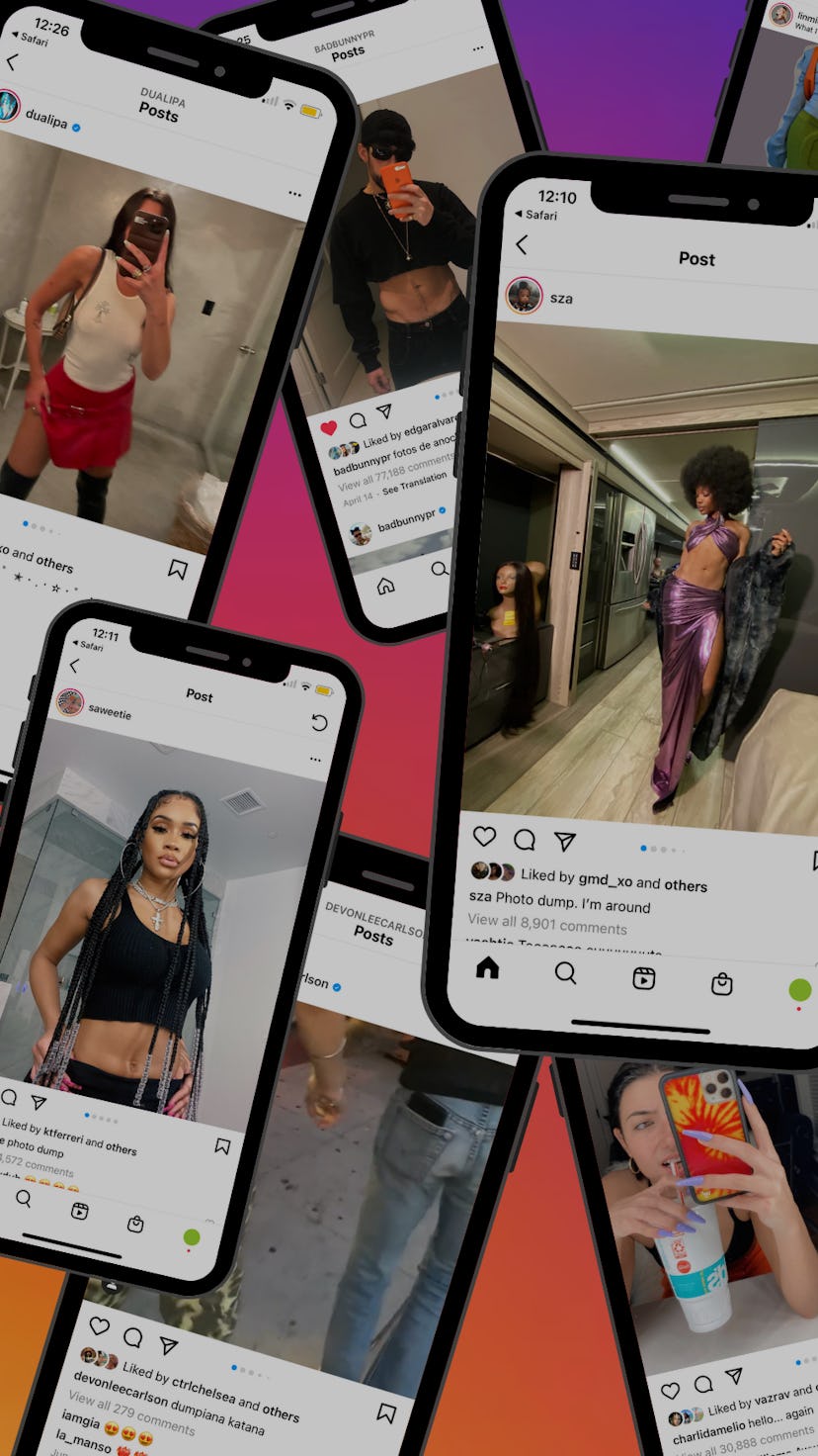 Instagram Photo Dump Trend Captions Meaning