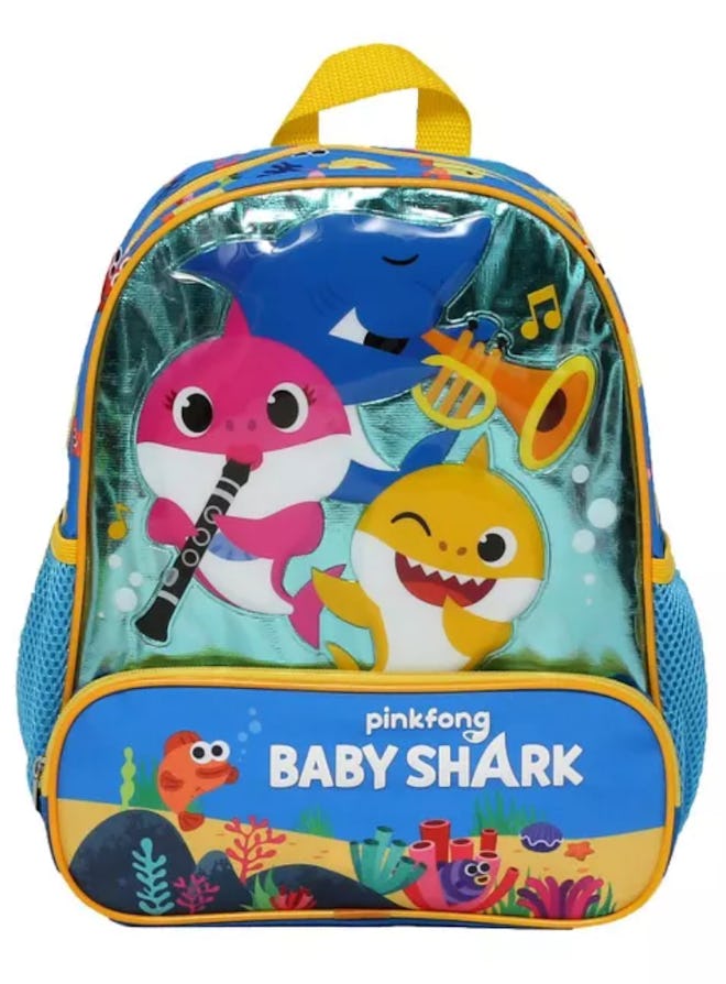 Baby Shark Sea Music Kids' 12" Backpack