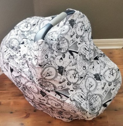 Nightmare Before Christmas carseat wrap