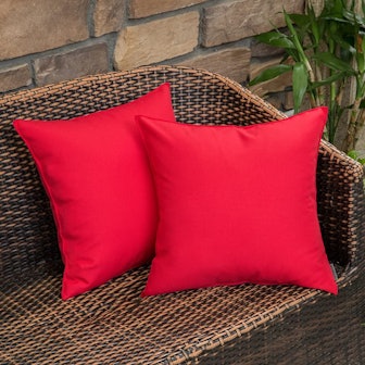 MIULEE Outdoor Waterproof Pillow Covers (Pack of 2)