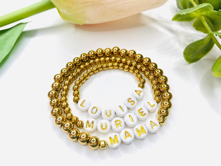 Personalized Gold Plated Bracelet