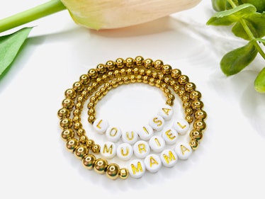 Personalized Gold Plated Bracelet
