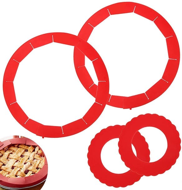 AHIER Pie Crust Shield (4-Pack)