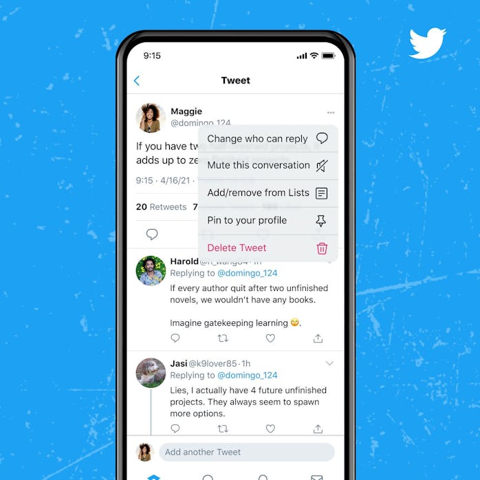 Twitter now lets users change who can reply to their tweets even after publication.