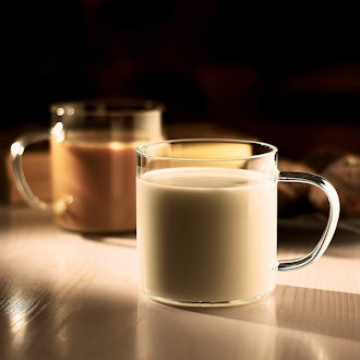 LUXU Glass Coffee Mugs (Set of 4)